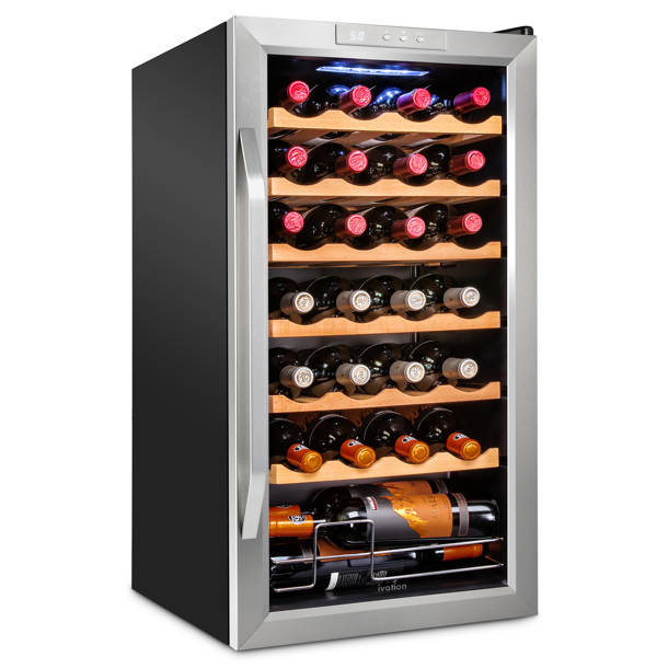 Ivation 126 Can Freestanding Beverage Refrigerator & Reviews Wayfair